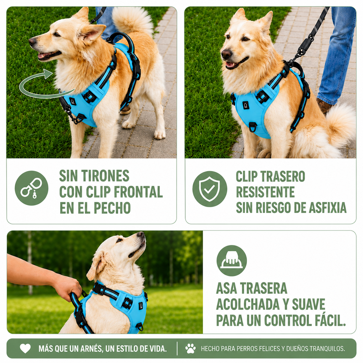Arnés Anti-Tirones ZenDog™ | Paseos sin Jalones